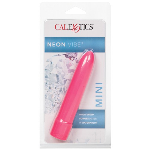 Mini Vibrador Neón - Rosa