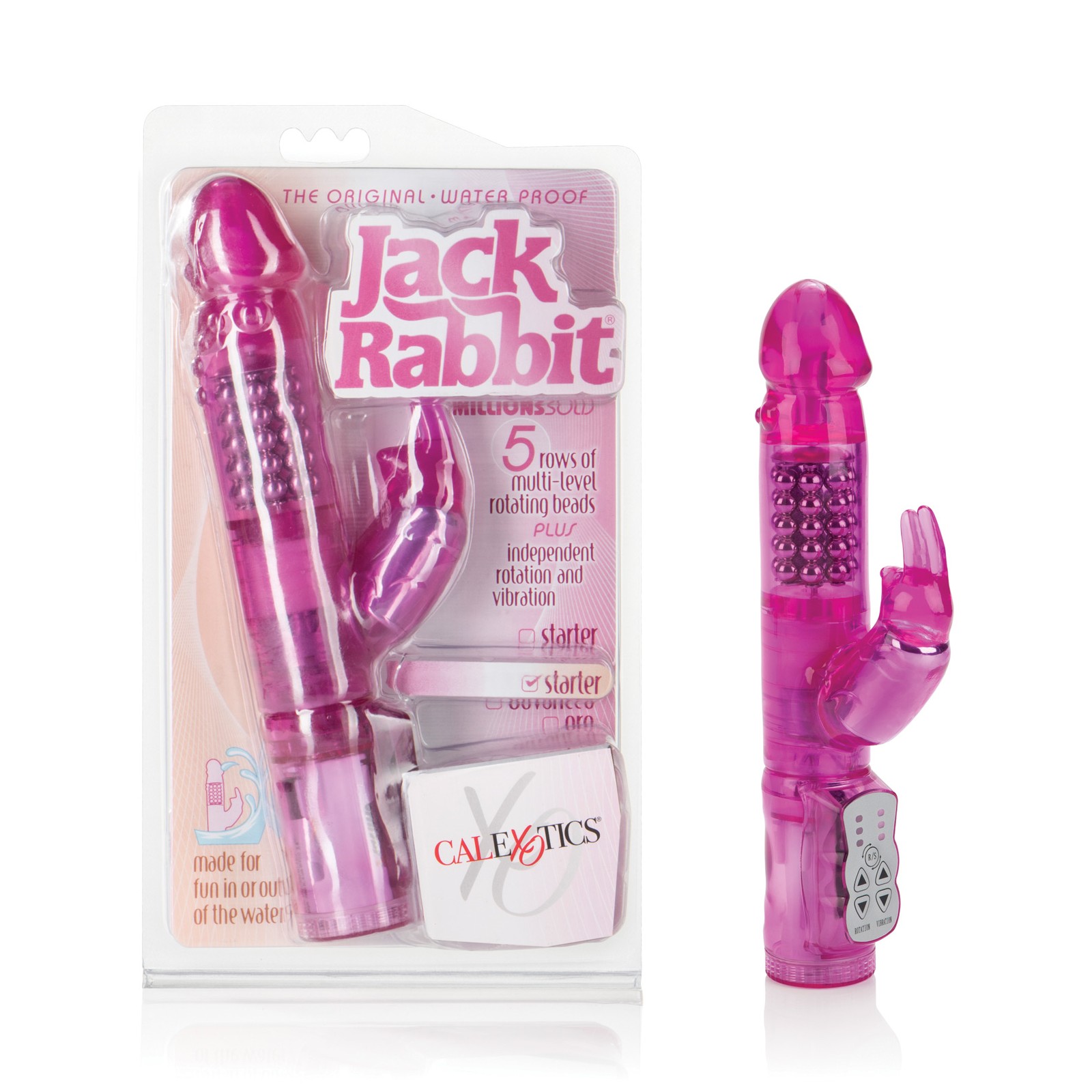 Jack Rabbit Waterproof Vibrator Pink