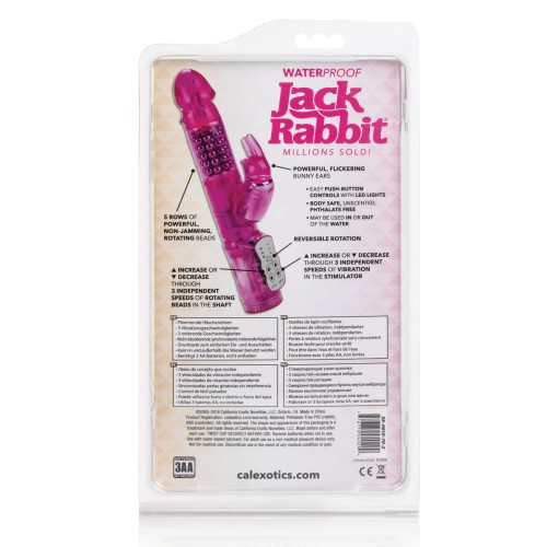 Jack Rabbit Waterproof Vibrator Pink