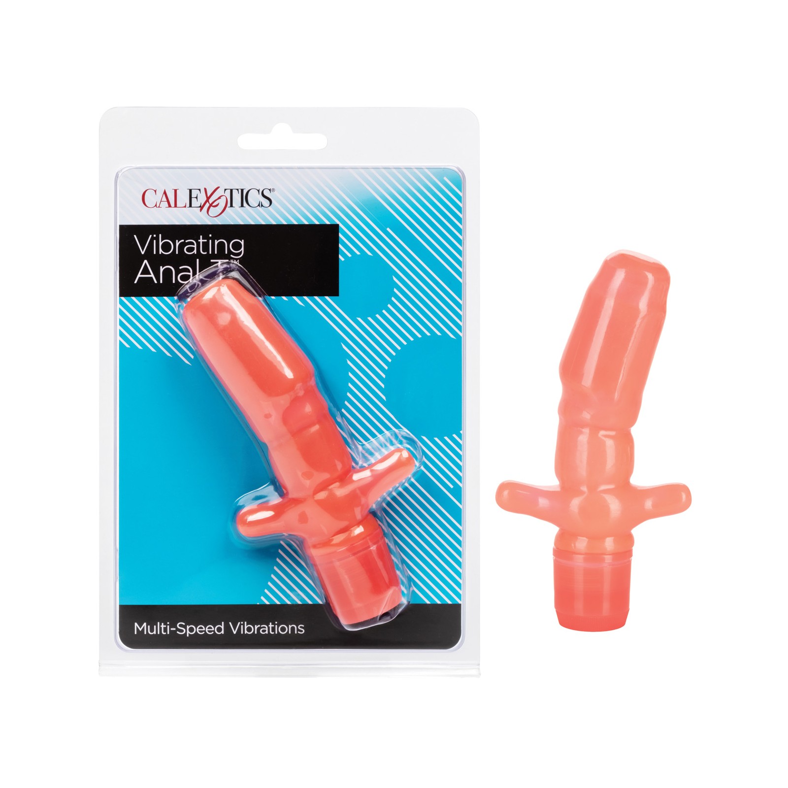 Pink Vibrating Anal T for Pleasurable Exploration