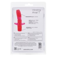 Pink Vibrating Anal T for Pleasurable Exploration