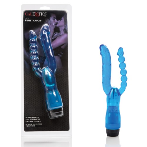 Crystalessence 5 Inch Dual Penetrator Blue