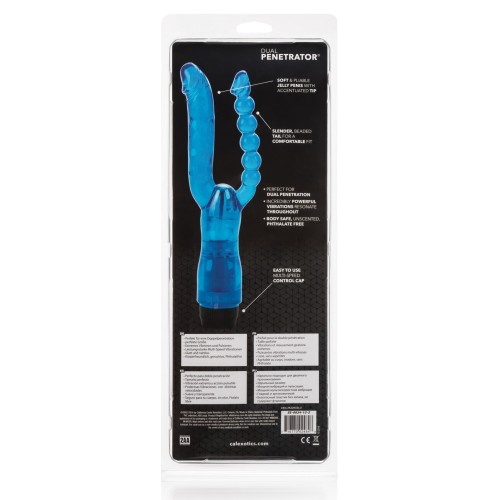 Crystalessence 5 Inch Dual Penetrator Blue