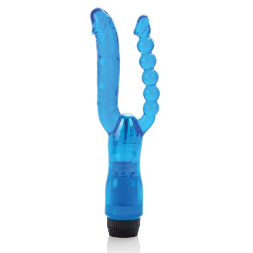 Crystalessence 5 Inch Dual Penetrator Blue