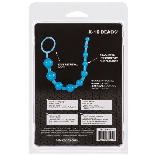 X-10 Beads - Blue - For Ultimate Pleasure