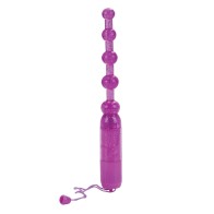 Waterproof Vibrating Pleasure Beads Purple