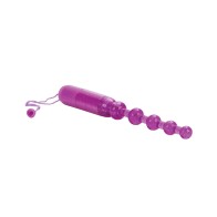 Waterproof Vibrating Pleasure Beads Purple