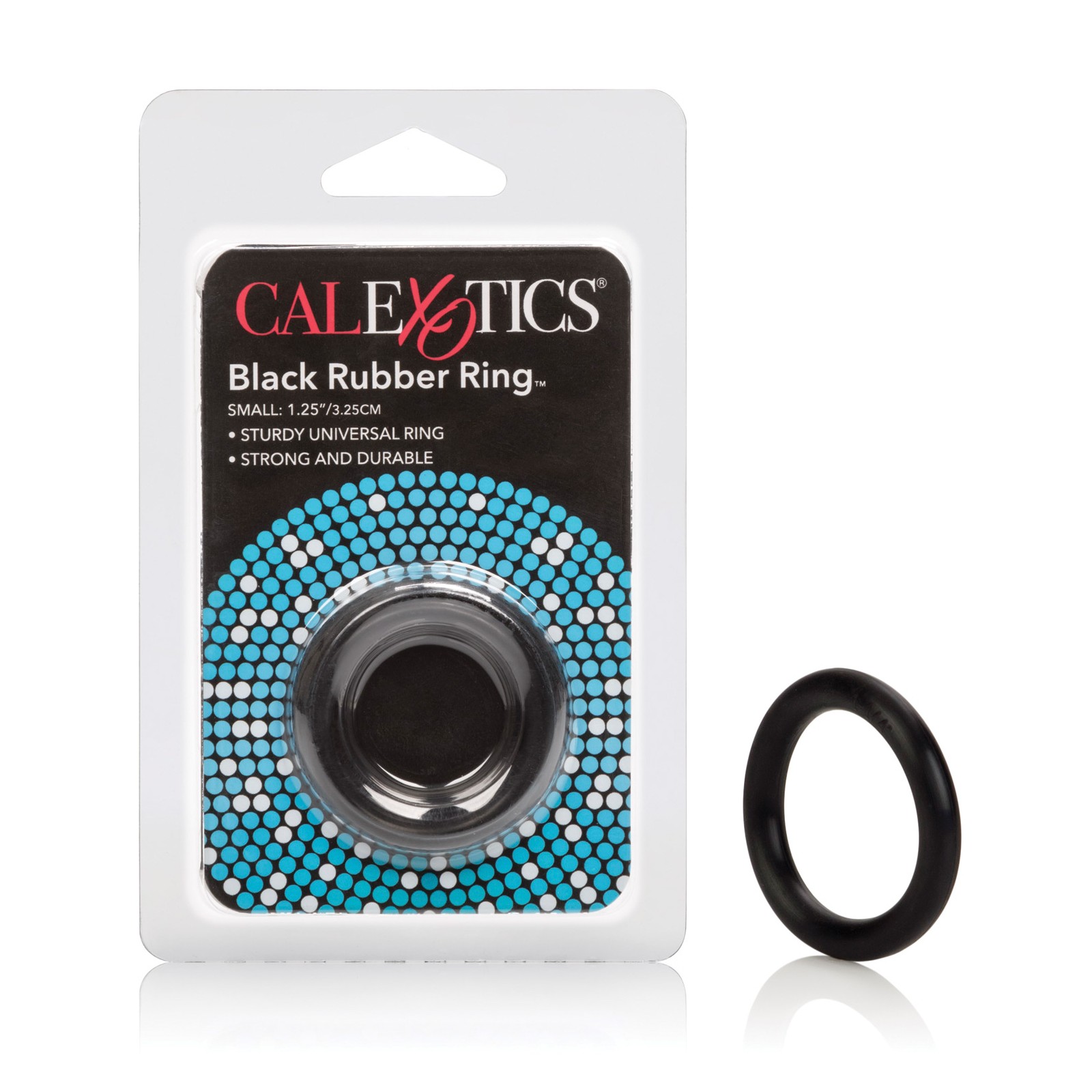 Black Rubber Ring Small Erection Enhancer