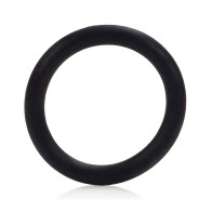 Medium Black Rubber Ring for Enhanced Pleasure