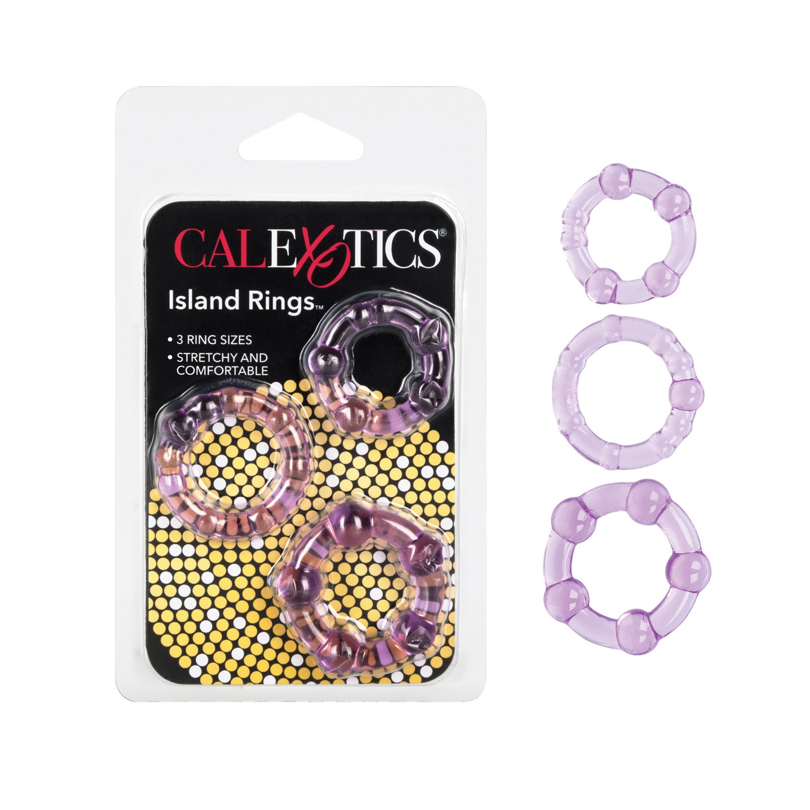 Silicone Island Rings Purple