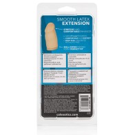 3 Inch Ivory Latex Extension for Enhanced Pleasure