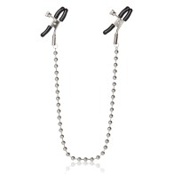 Silver Beaded Nipple Clamps for Sensual Play