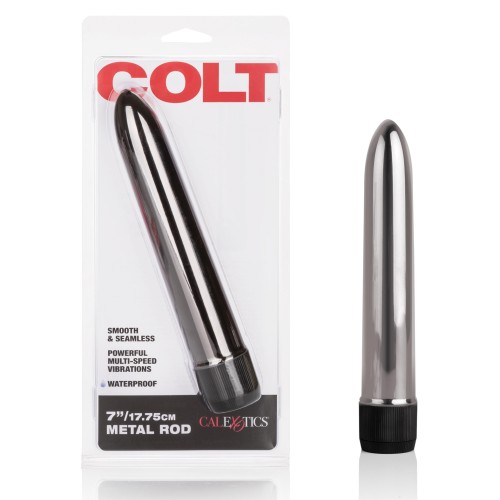 COLT 7 Inch Silver Metal Vibrator