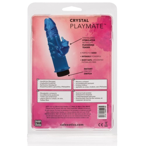 3 Inch Crystal Playmate Teaser Blue