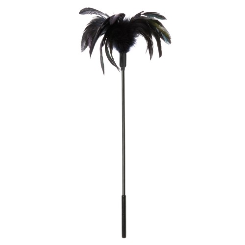 Sportsheets Body Tickler Starburst Feather in Black for Sensual Teasing