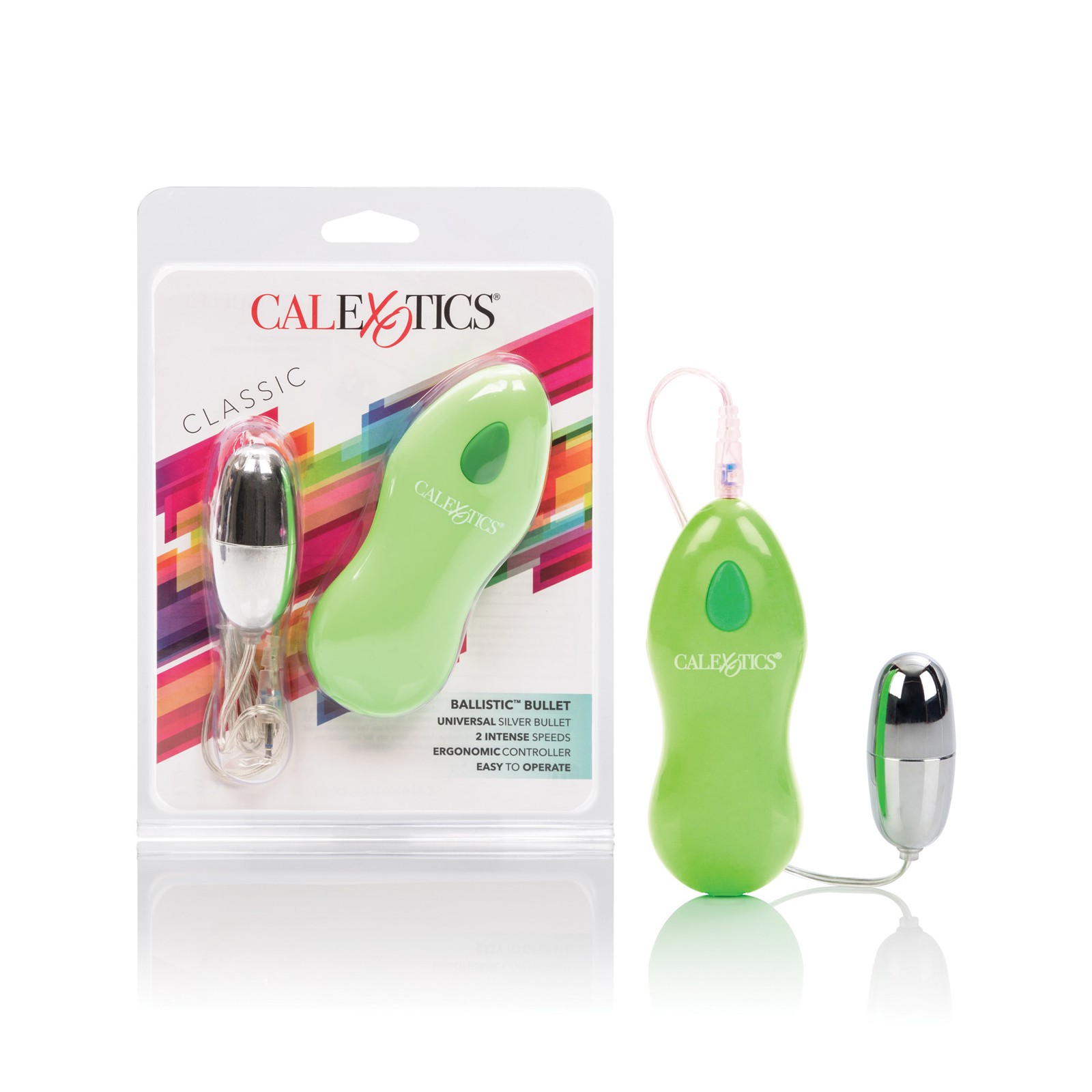 Ballistic Slimline Bullet Vibrator Green