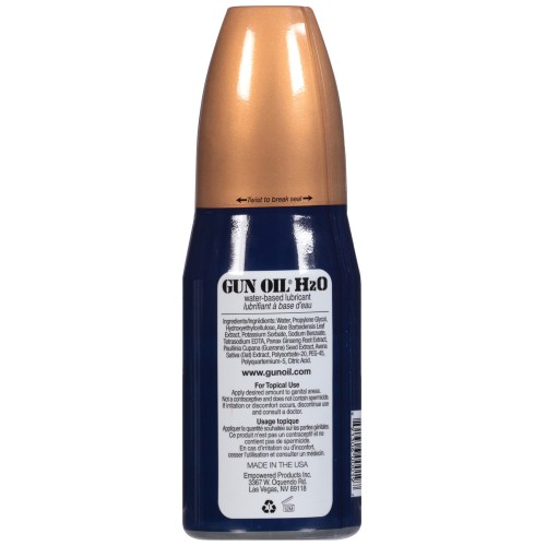 Gun Oil H2O Water-Based Lubricant 8oz