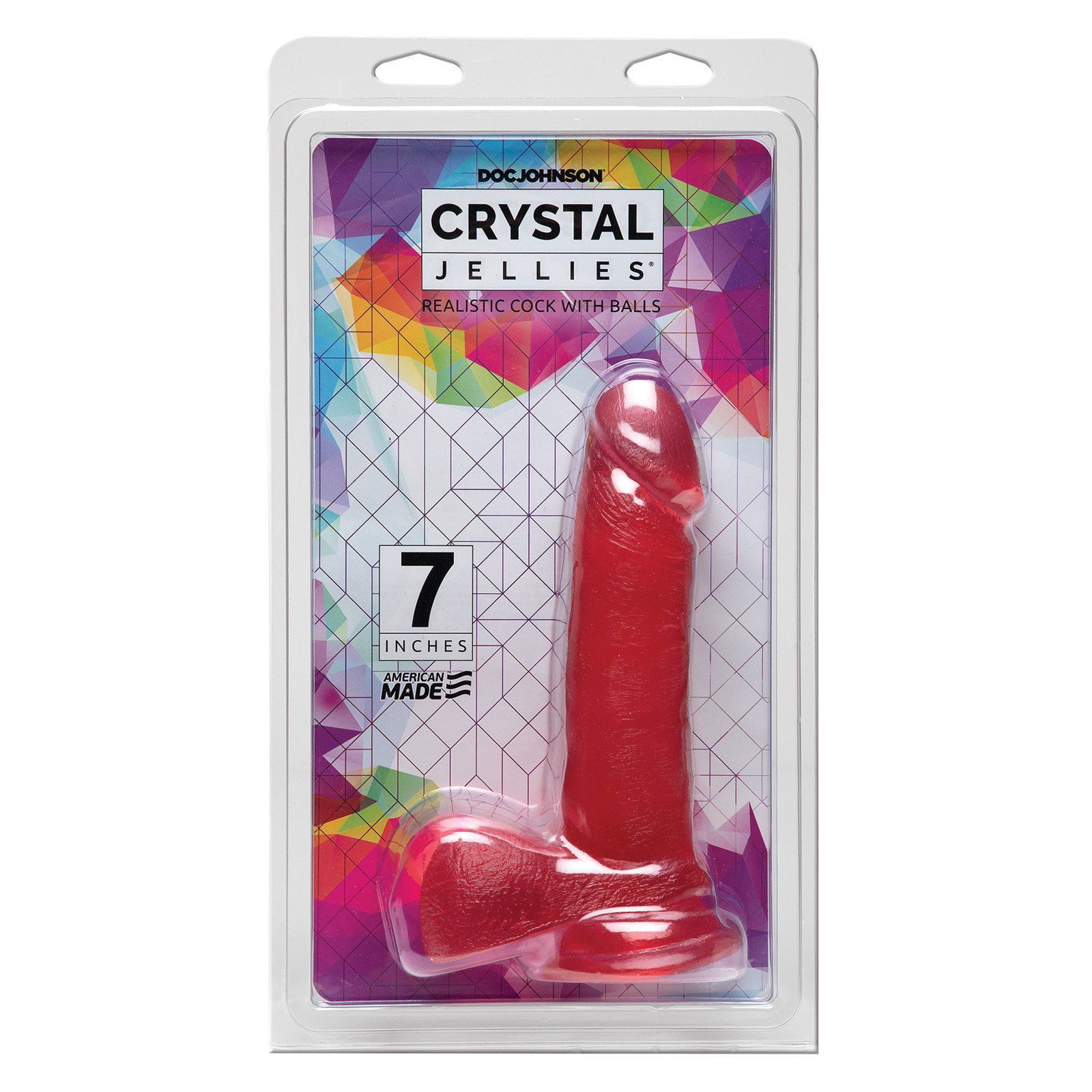 Crystal Jellies 7 Inch Realistic Cock for Exciting Pleasure