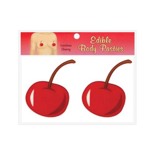 Edible Body Pasties Cherry Red