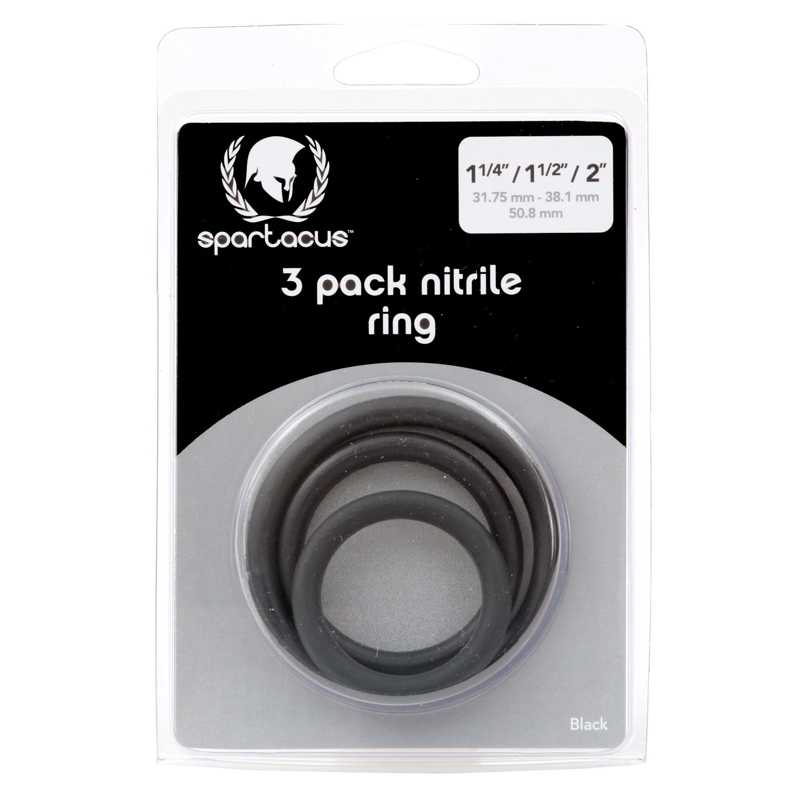 Spartacus Nitrile Cock Ring Set for Enhanced Pleasure