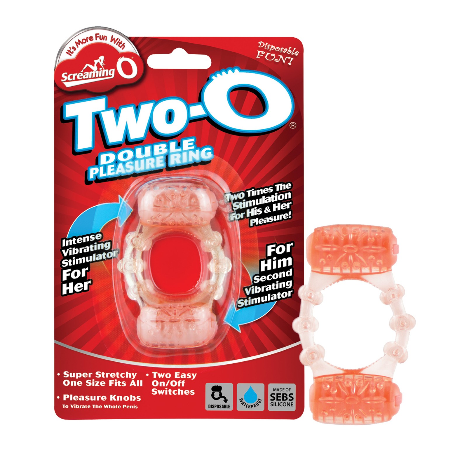 Screaming O Two-O Double Pleasure Ring