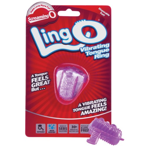 Anillo Vibrador LingO de Screaming O para Placer Oral