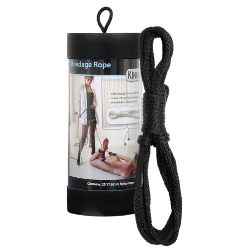 KinkLab 25" Bondage Rope Black