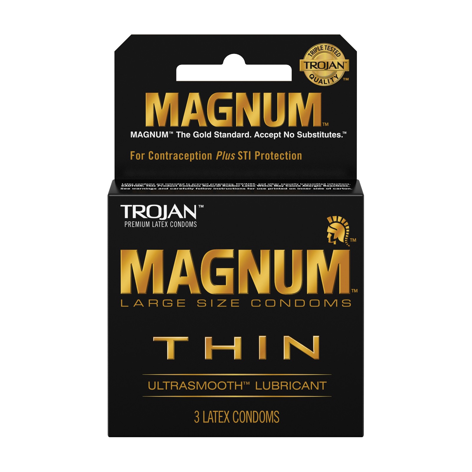 Condones Trojan Magnum Thin para Máxima Comodidad