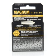 Condones Trojan Magnum Thin para Máxima Comodidad