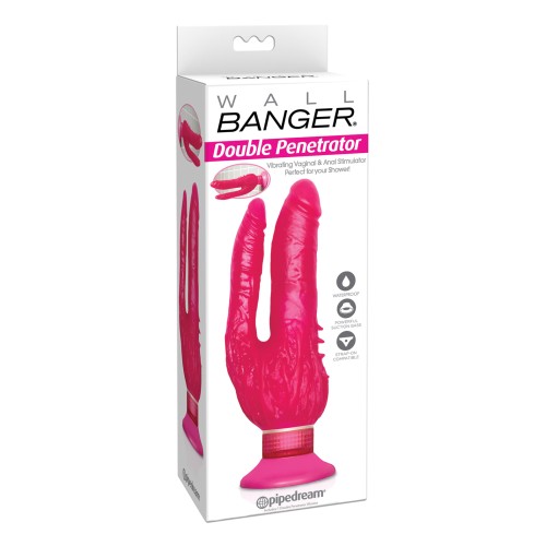 Doble Penetrador Waterproof Wall Bangers - Rosa