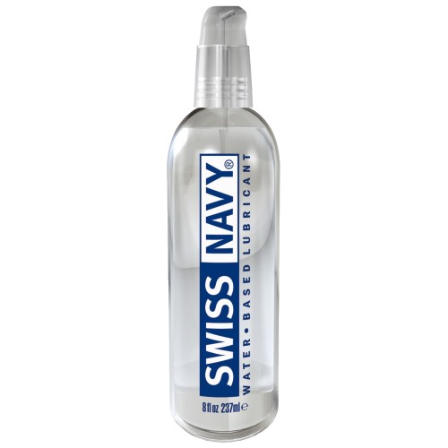 Lubricante a Base de Agua Swiss Navy de 8 oz para Mejores Placeres