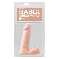 Dong de Caucho Basix de 6" - Carne