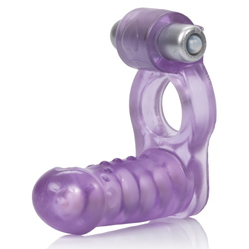 Double Diver Vibrating Enhancer Purple