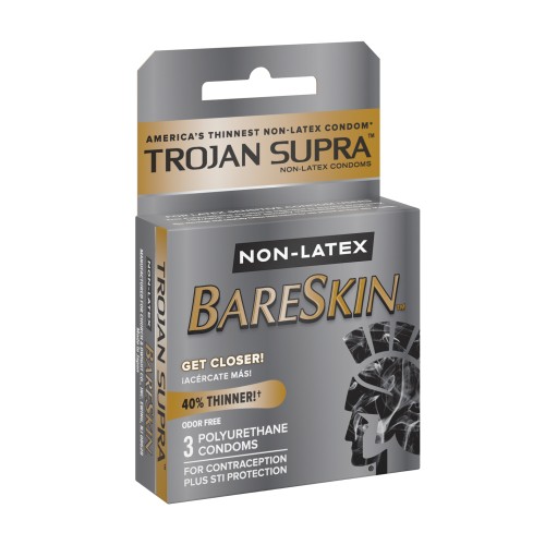 Trojan Supra Ultra-Thin Polyurethane Condoms