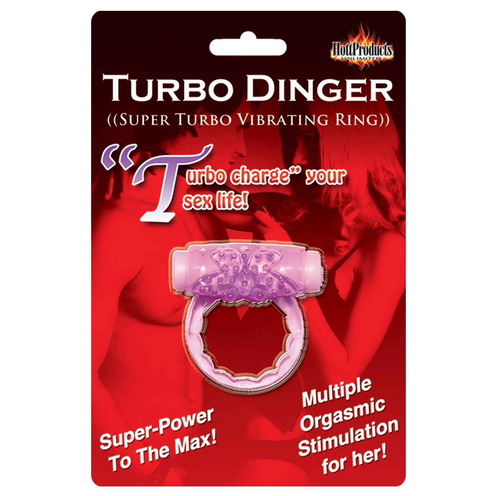 Anillo Vibrante Turbo Humm Dinger - Púrpura