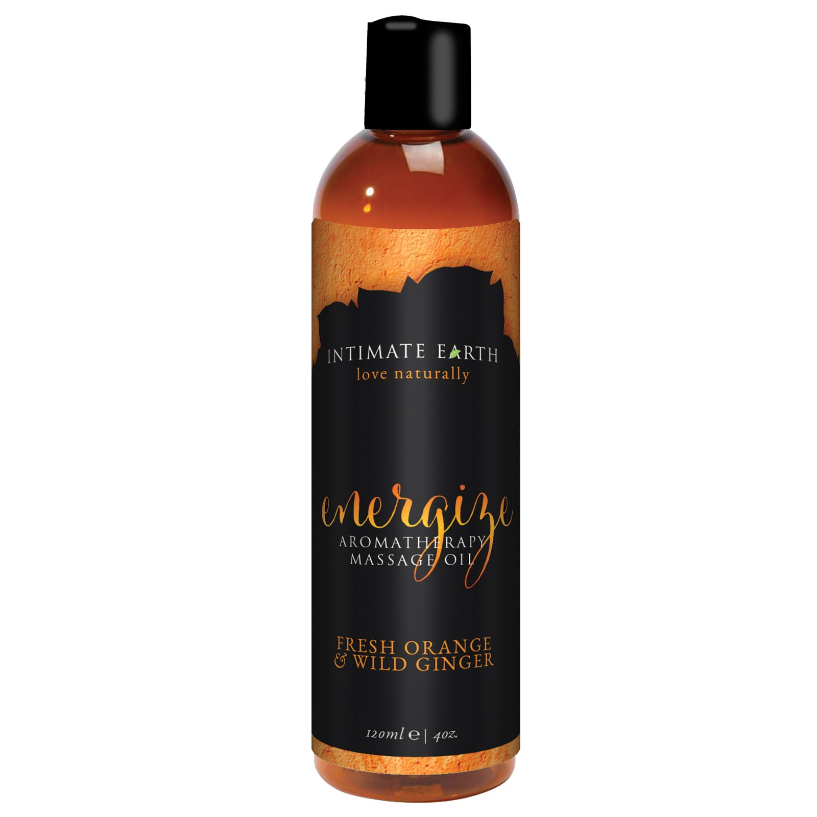 Intimate Earth Energizing Massage Oil Orange Ginger 120ml