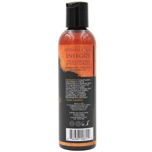 Aceite de Masaje Intimate Earth Energizante Naranja Jengibre 120ml