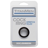 Titanmen Tools Cock Ring Black