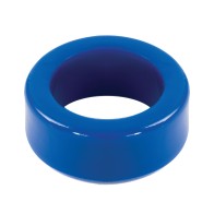 Anillo para el Pene TitanMen Stretch-To-Fit Azul - Placer Definitivo