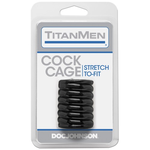 Cárcel para Pene Titanmen Tools - Negro