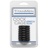 Cárcel para Pene Titanmen Tools - Negro