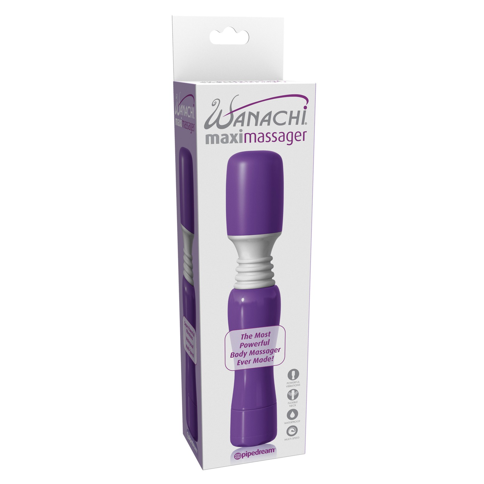 Maxi Wanachi Waterproof Massager - Purple