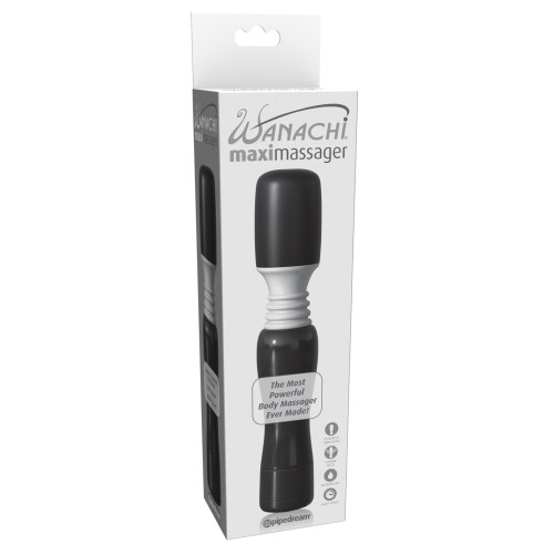 Maxi Wanachi Waterproof Massager - Black