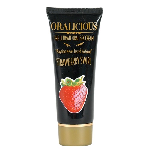 Crema Oralicious Sabor Fresa para Sexo Oral