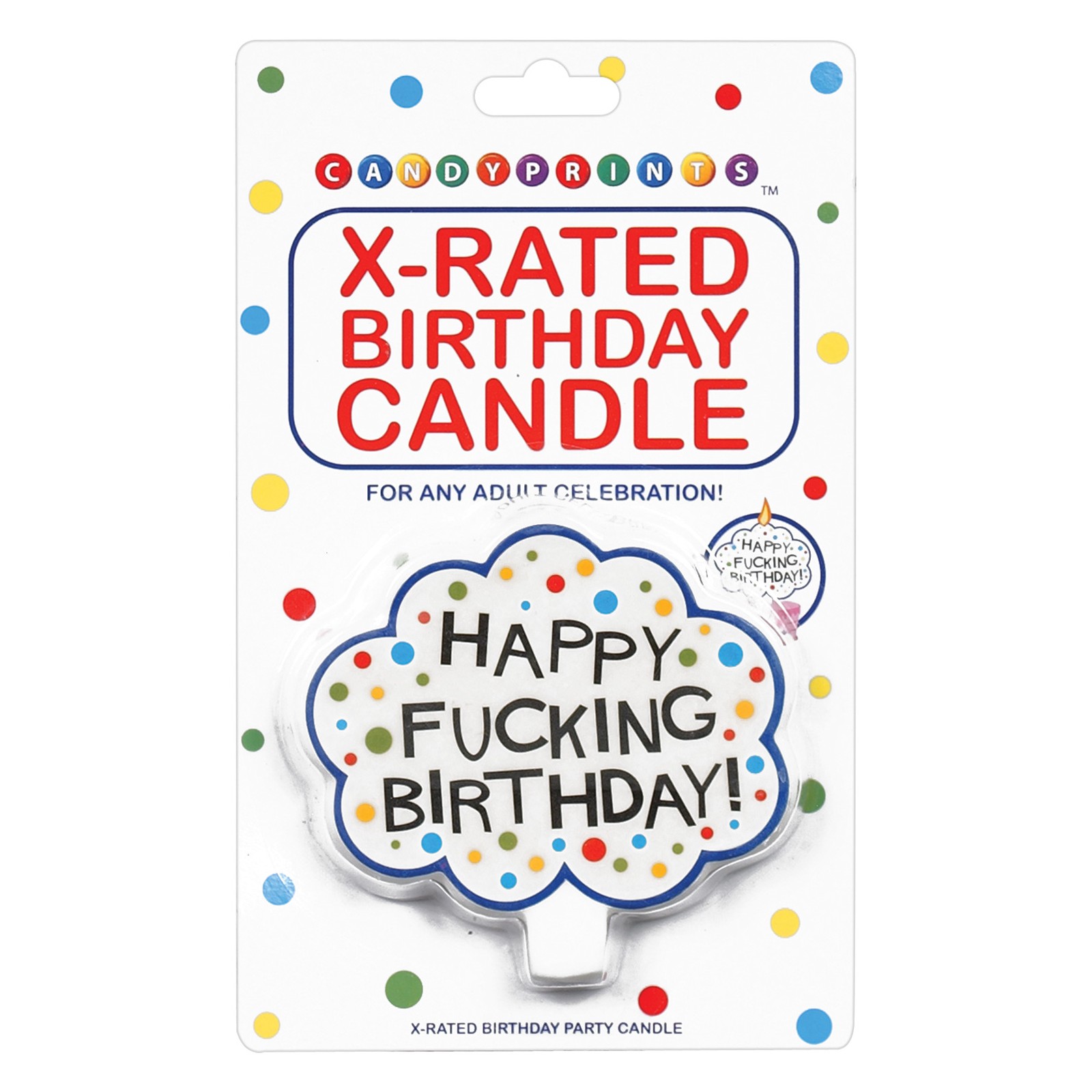 Happy Fucking Birthday Candle for Adult Parties