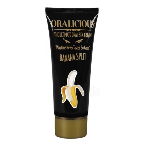 Oralicious Sex Cream Banana Split 2 oz