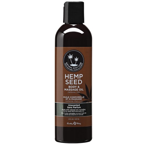 Aceite para Masaje y Cuerpo Earthly Body Sin Aroma 8 oz