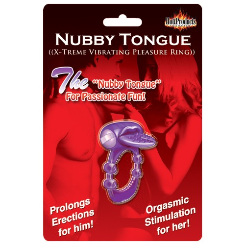 Anillo Vibrador Nubby Tongue X-treme