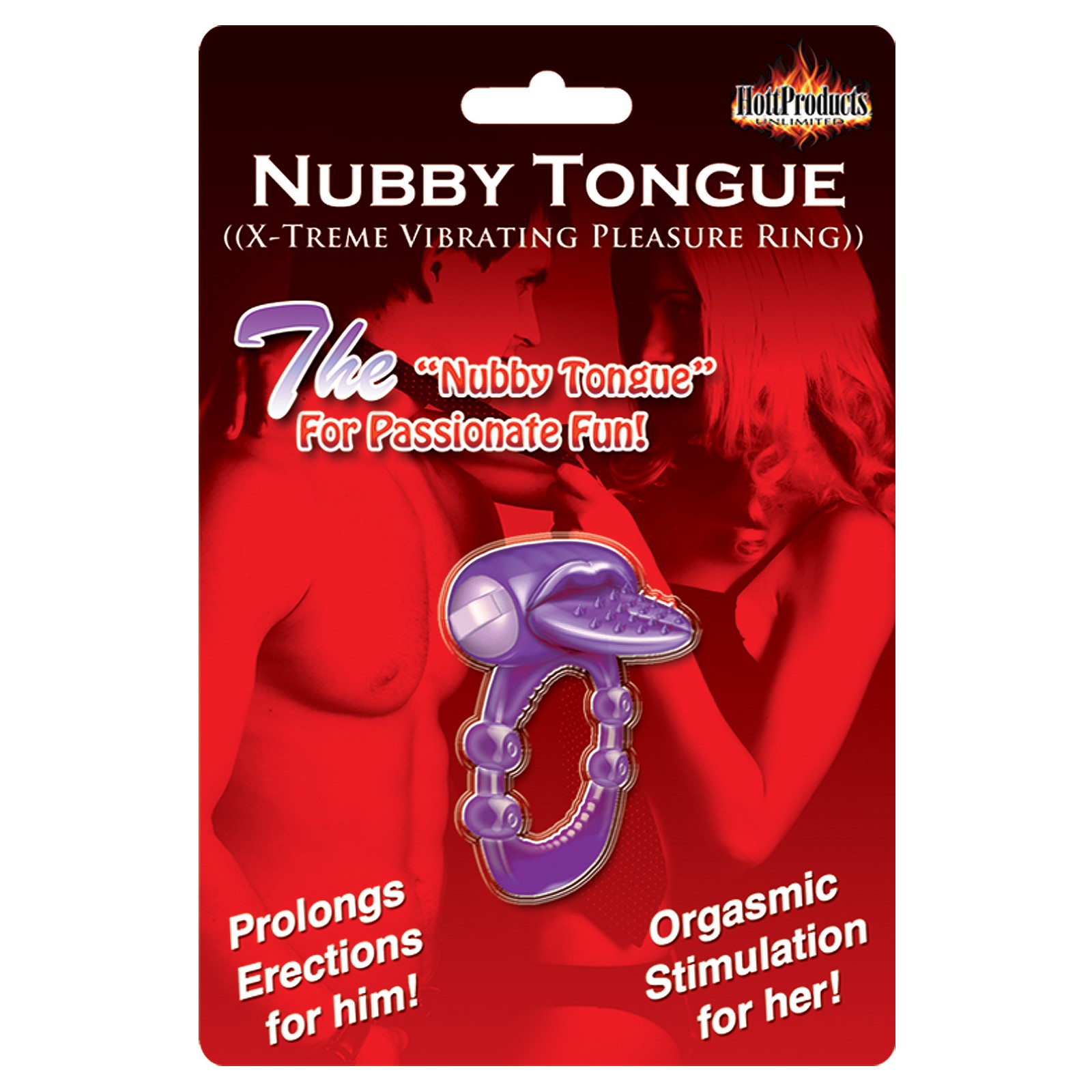 Anillo Vibrador Nubby Tongue X-treme