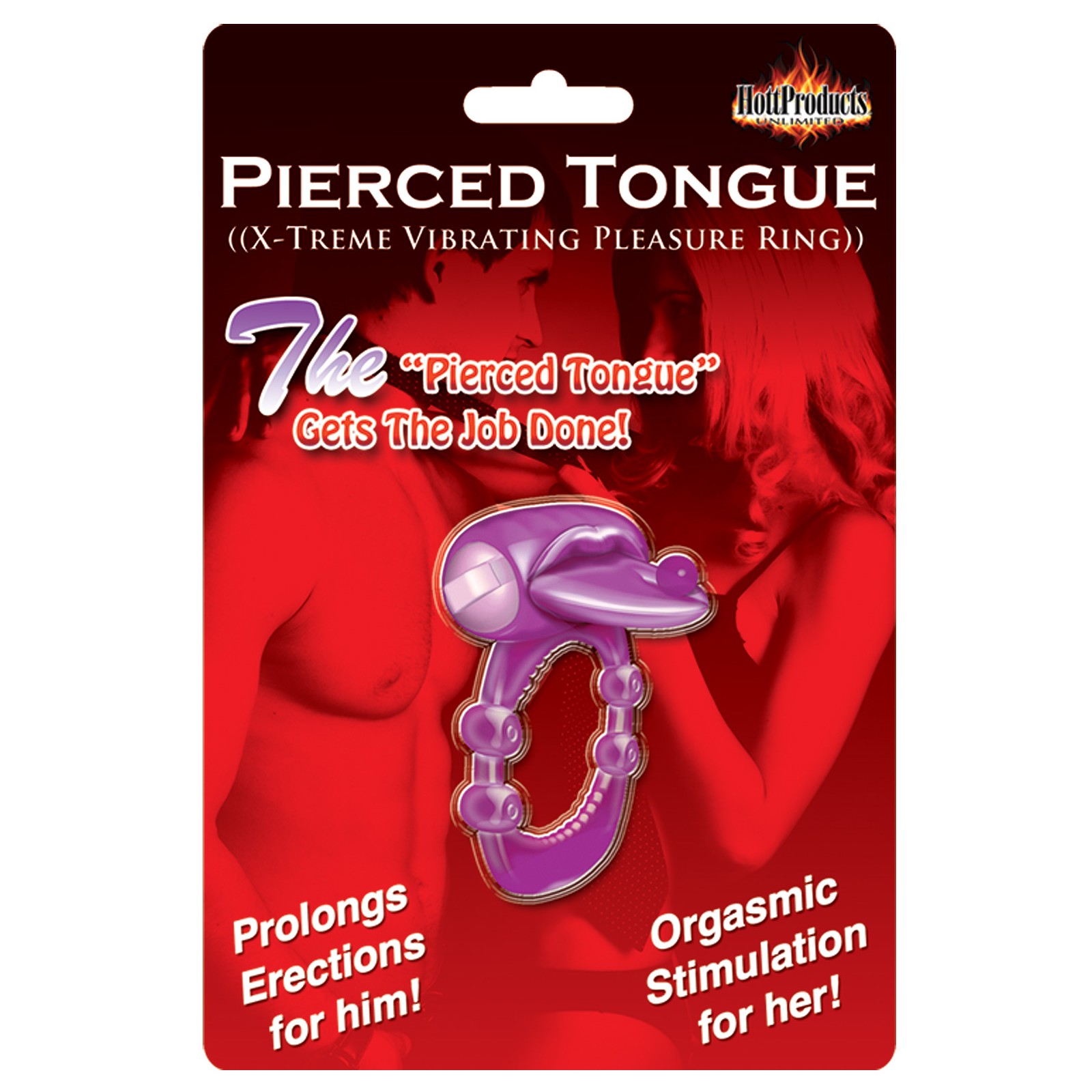 Anillo de Placer Vibrante Pierced Tongue X-treme